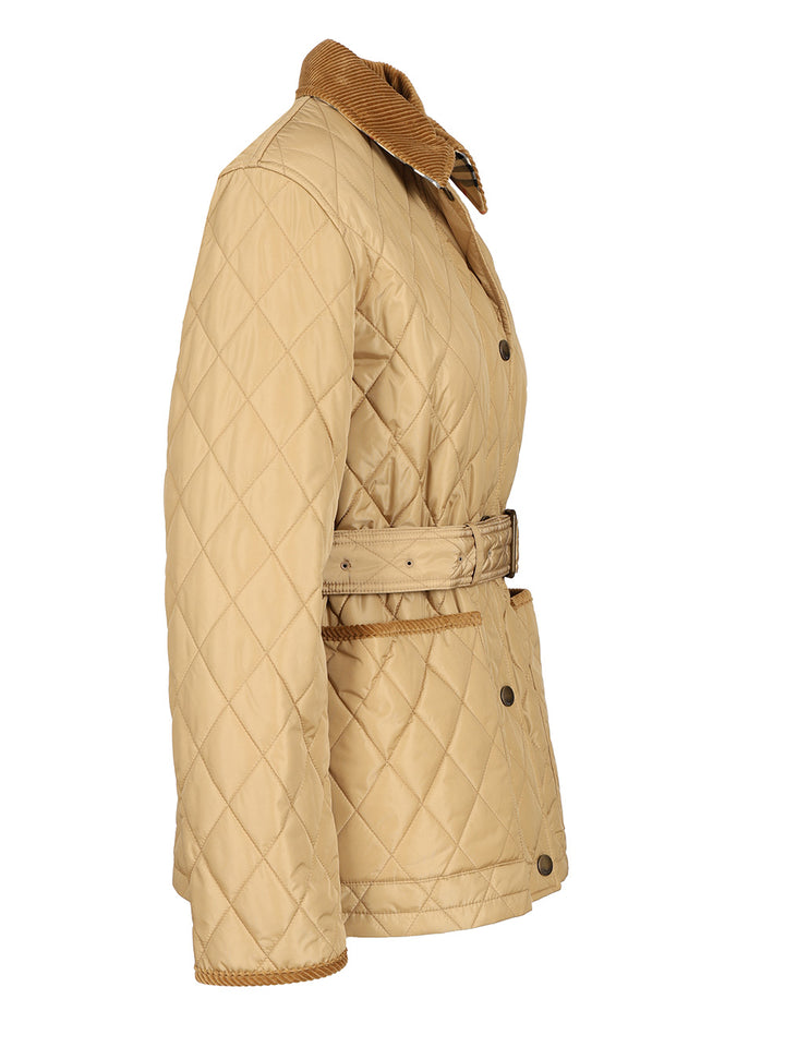Burberry Nylon Quilted Jacket Giacche - Beige | 42d6e8b68c80b77b7e08ff6a6f0be95d526a2561