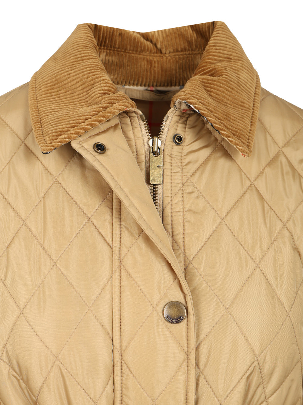 Burberry Nylon Quilted Jacket Giacche - Beige | 451e4dbd7f8f6d8d8d40d15138b8236fae3486e6