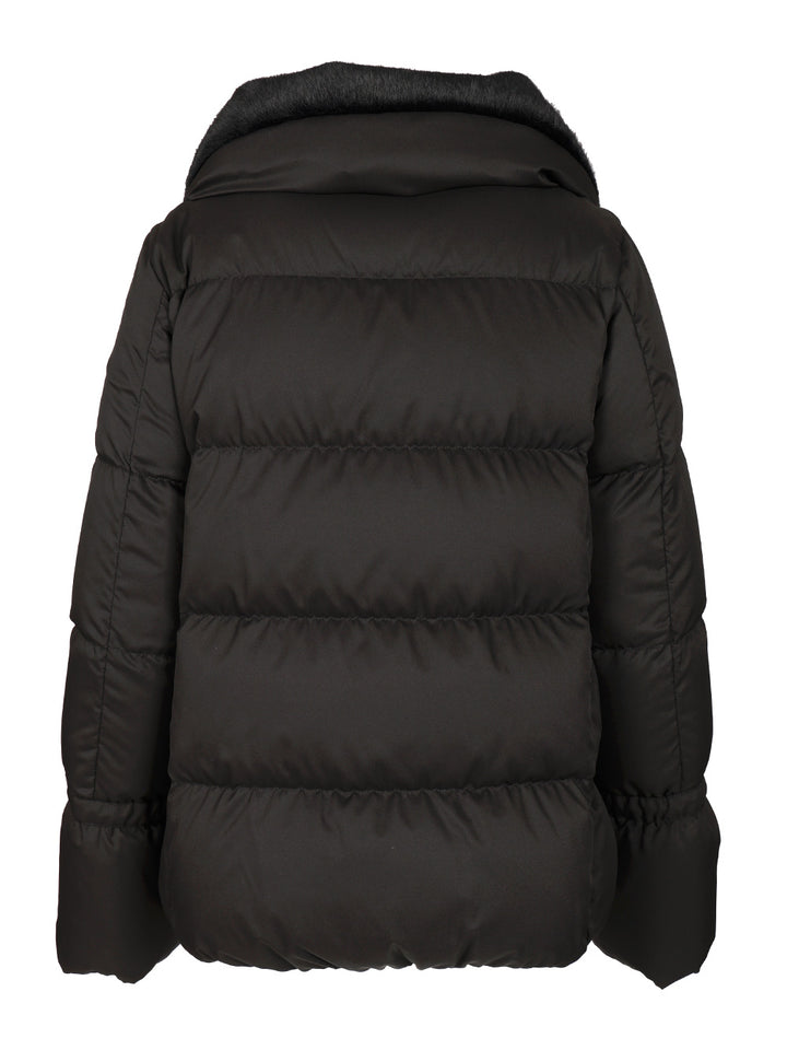 Herno Down Parka Coats - Nero | ca8558fdca3ed7484094773a5508505316ecd213