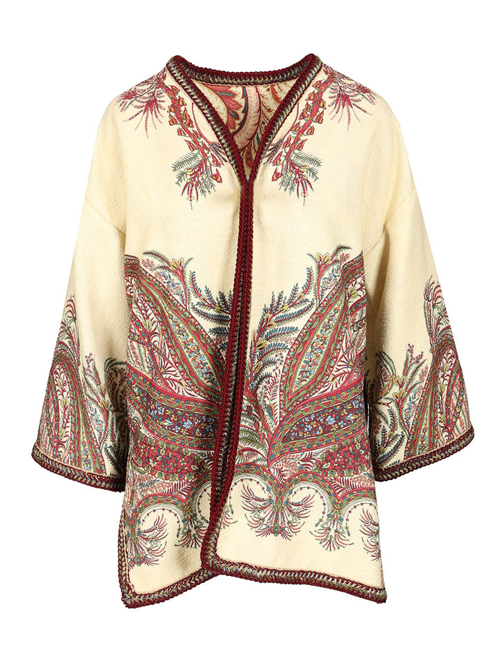 Etro Short Kesa In Bouclé Fabric Shirts - Multicolor | c6536508328041e7975c6fae71bae2323efa3a77