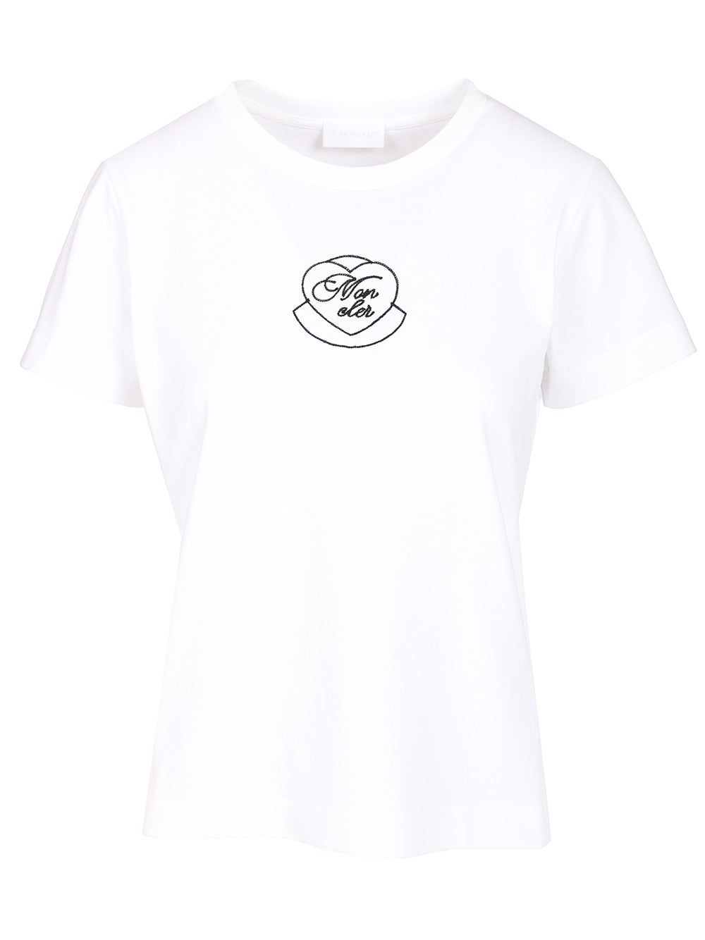 Moncler Cotton T-Shirt - Bianco | 3d078f24daee2362f9c90aa9663df3a8f702da37