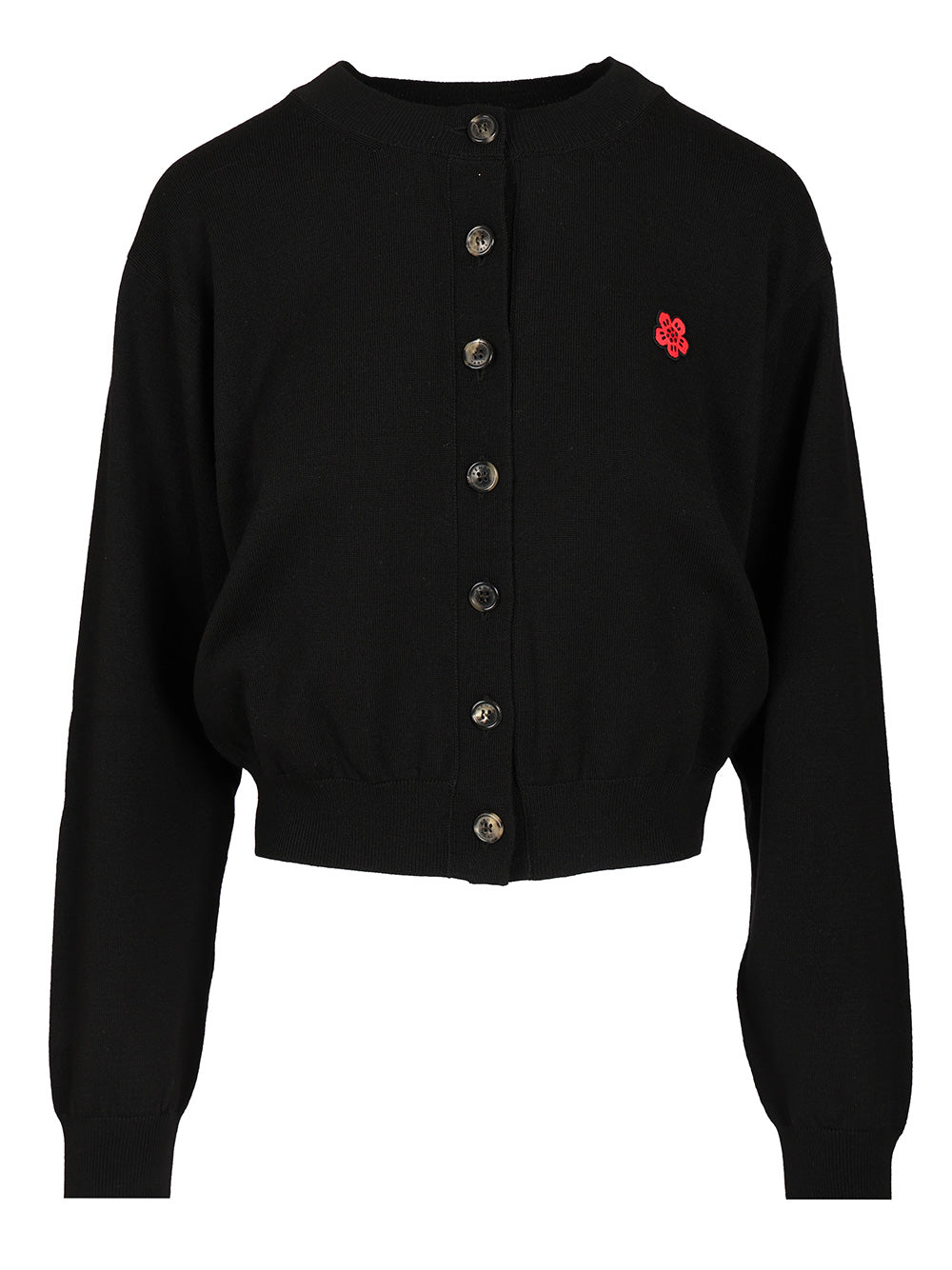 Kenzo Boke Flower Knitwear - Nero | f3f2a742af2a8eef28303f9197575fbcb0b03d75