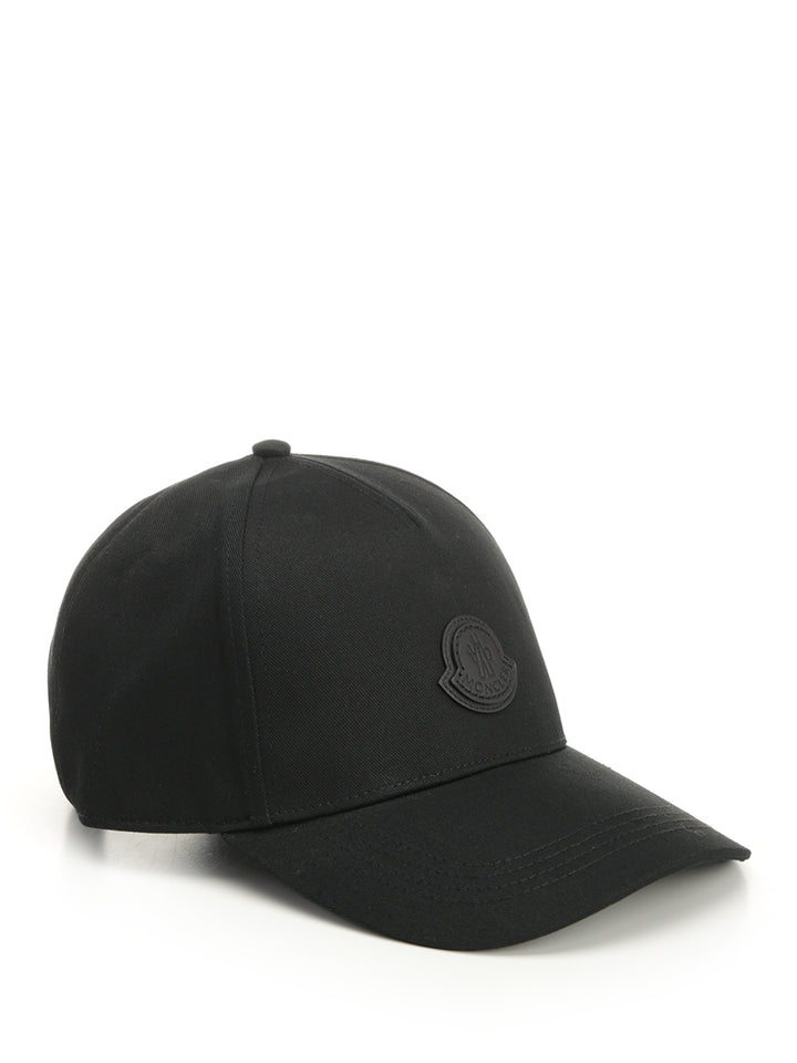 Moncler Baseball Cap Cappelli - Nero | 396628a7ae001b58ff8cdbd08e262d6a81cface5
