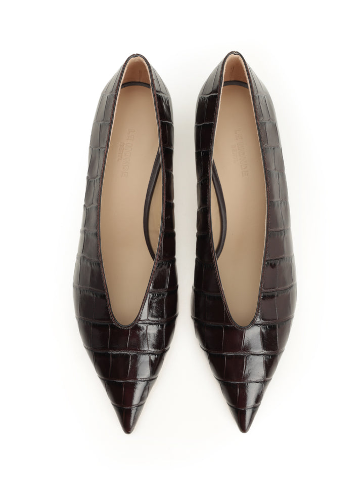 Le Monde Beryl Babouche Kitten Decollete - Marrone | 4392ab1c8b9830da81aae2b2f27b9cf0e6e19900