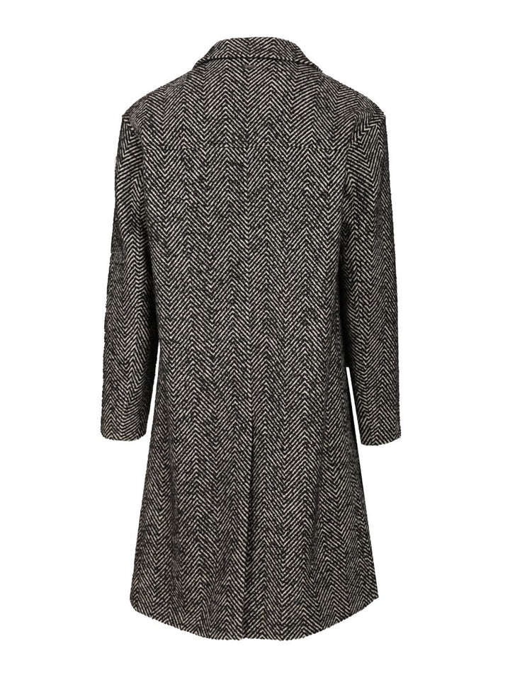 Herno Wool Chevron Coat Coats - Multicolor | a2228c5b96adacf858637039d12c391da8704b88