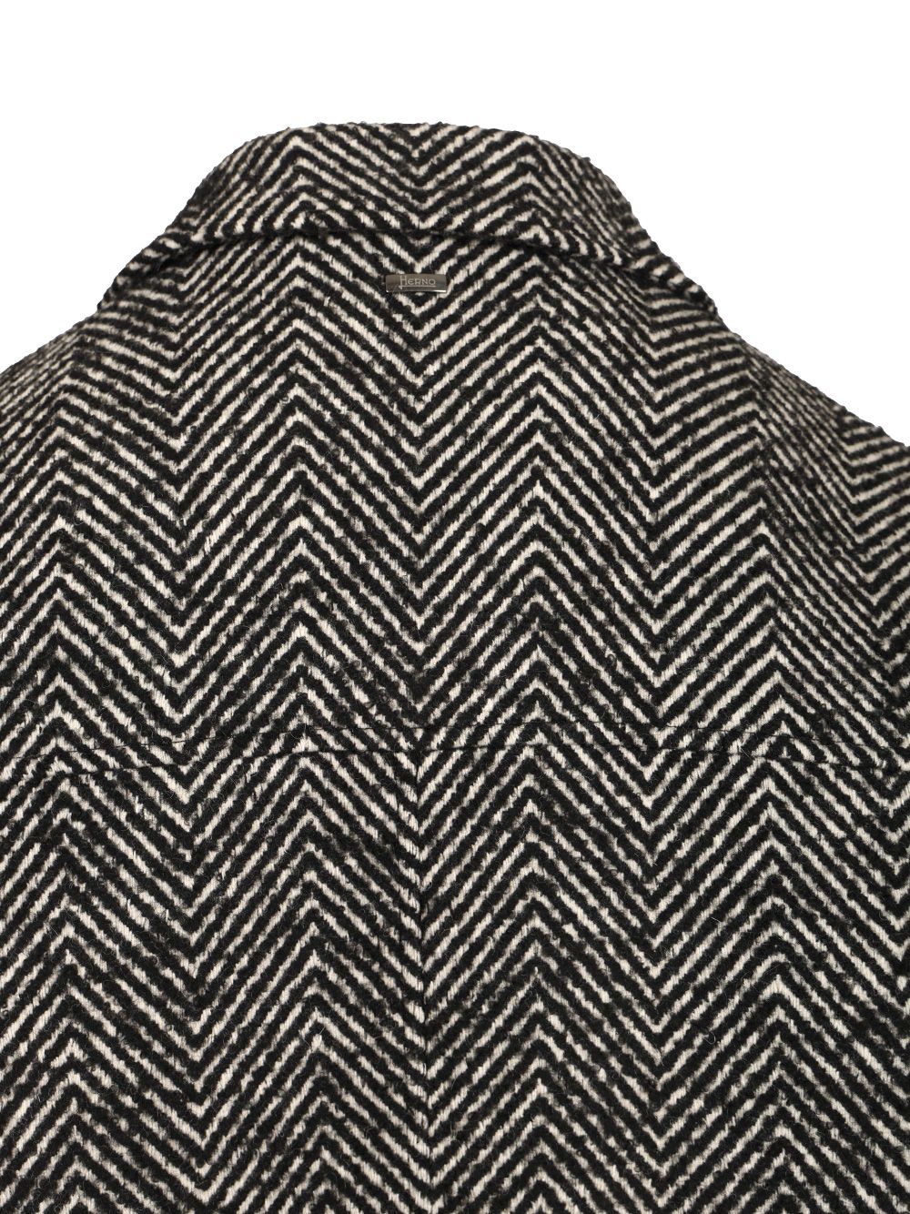 Herno Wool Chevron Coat Coats - Multicolor | f8901e5b4f9ddeb704dc5fc726ef0509507d7bad