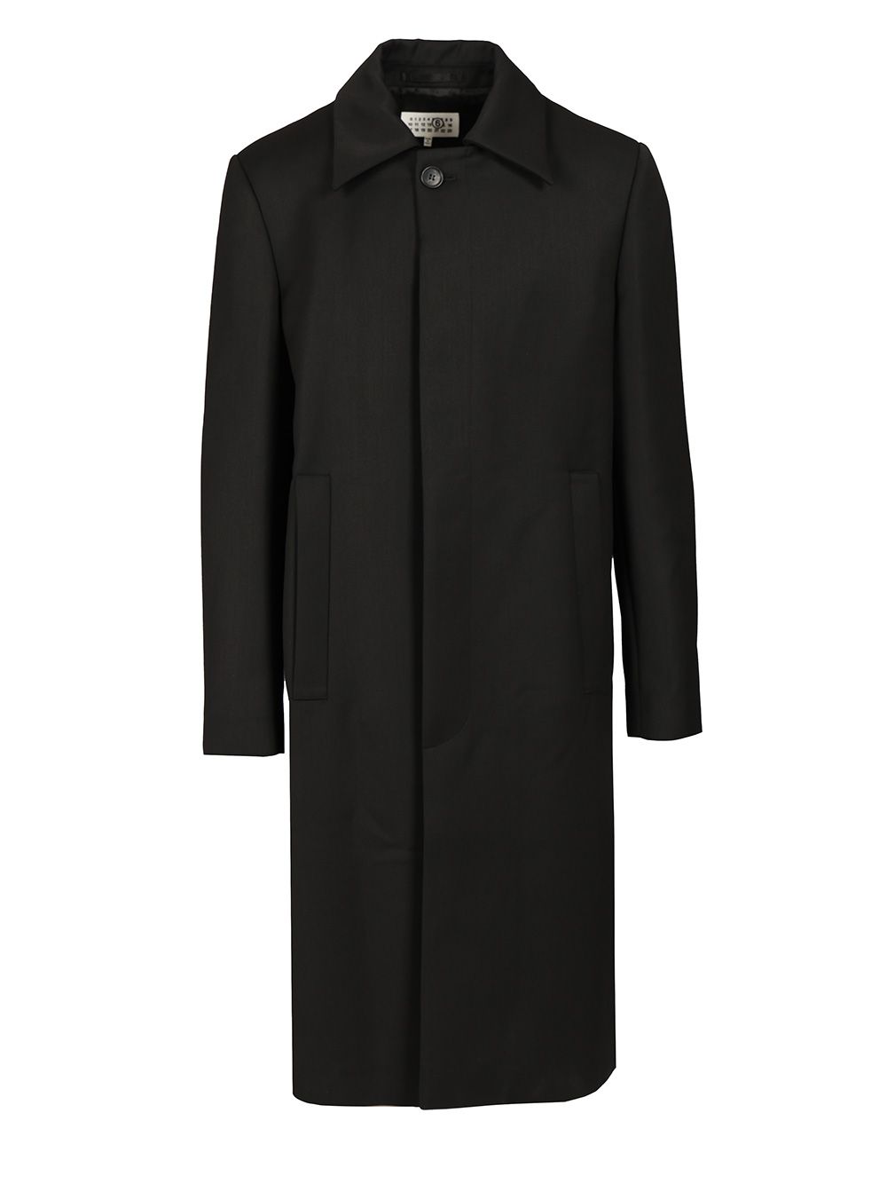 Mm6 Maison Margiela Wool Coat Coats - Nero | eb8fb4863ede6bece4194548c3b3b162b26598c1