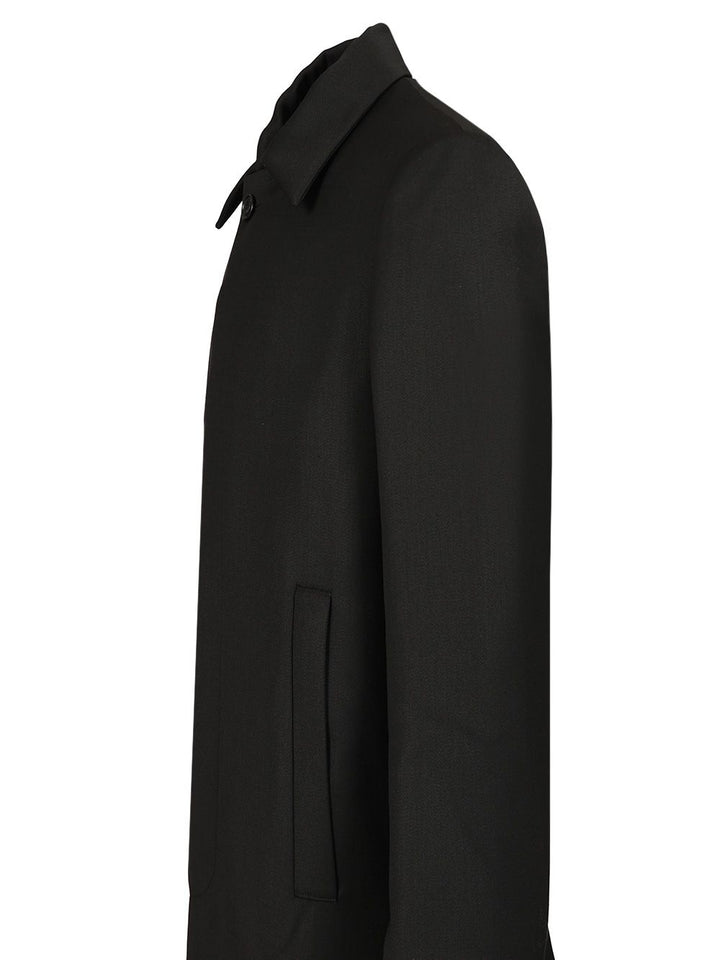 Mm6 Maison Margiela Wool Coat Coats - Nero | 42c011b57c202130be6149846963a8a9cad918af