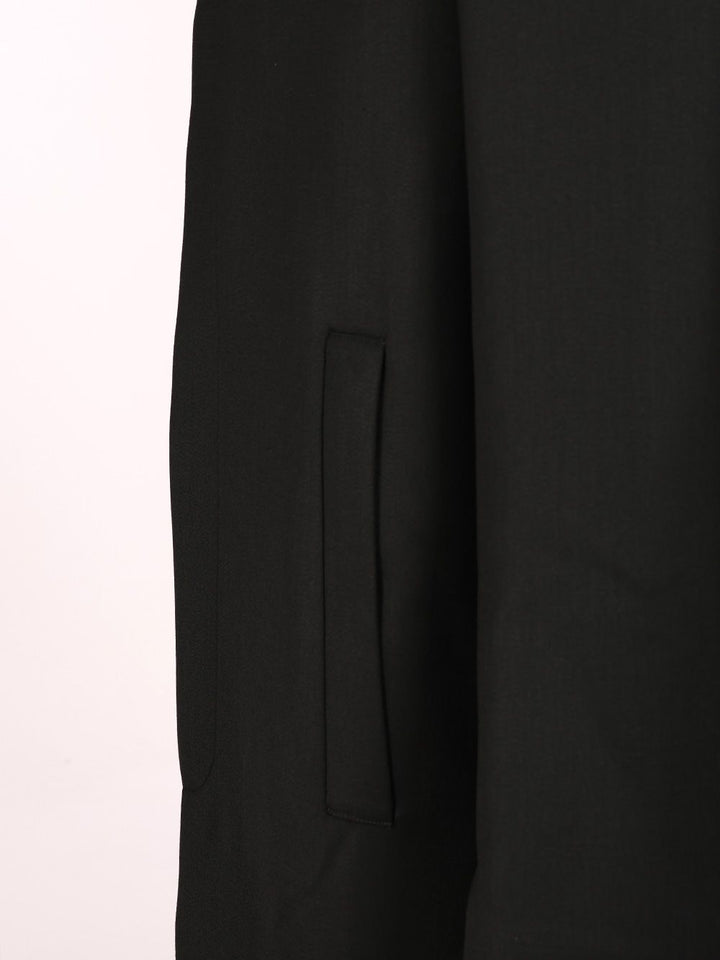 Mm6 Maison Margiela Wool Coat Coats - Nero | 23133fe9a300e882e4ea782873fe8276911f2e4c