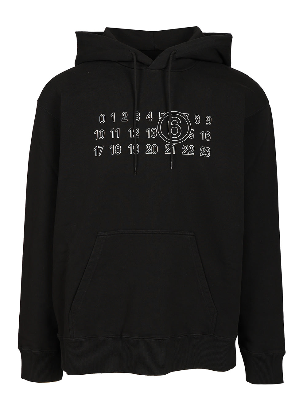 Mm6 Maison Margiela Cotton Hoodie Sweatshirts - Nero | f2d2cb4ba7218a37d84185feb66a5a7b1b6be98e