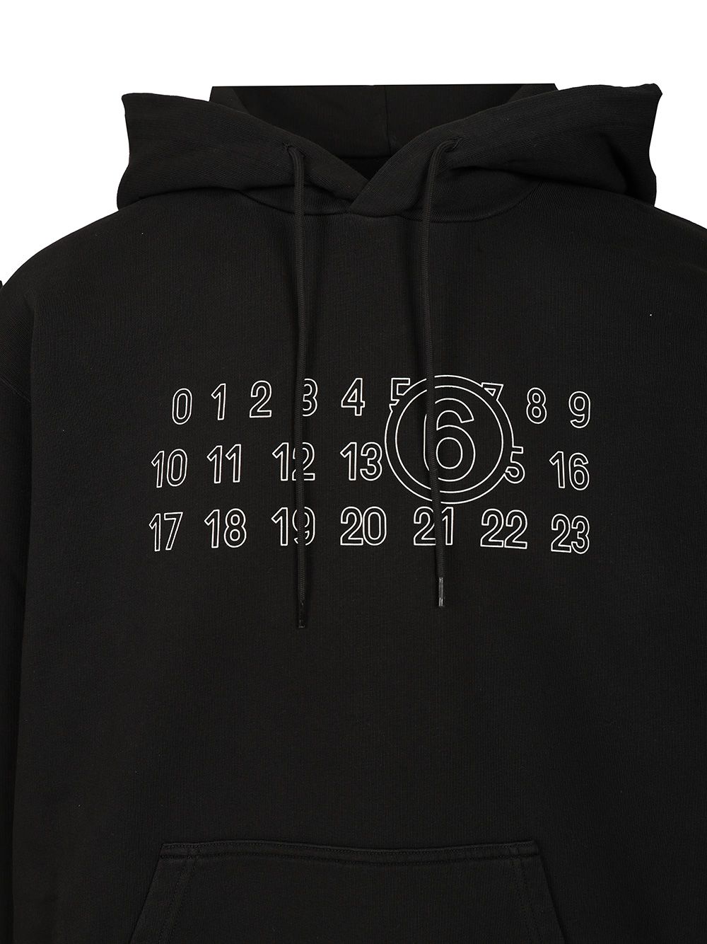 Mm6 Maison Margiela Cotton Hoodie Sweatshirts - Nero | a21315a4231d2c9c14914dcdf5f6d0b33110c159