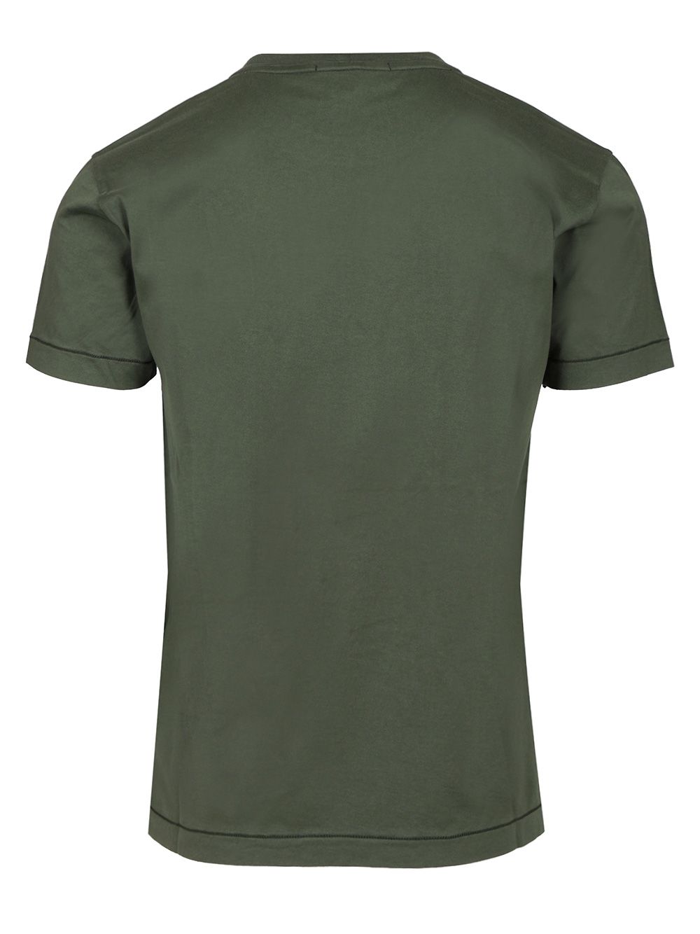 Stone Island Short-Sleeved Cotton Jersey T-Shirt - Verde | 738eab4b580f9132751e0c9bbafcda0dbd361652