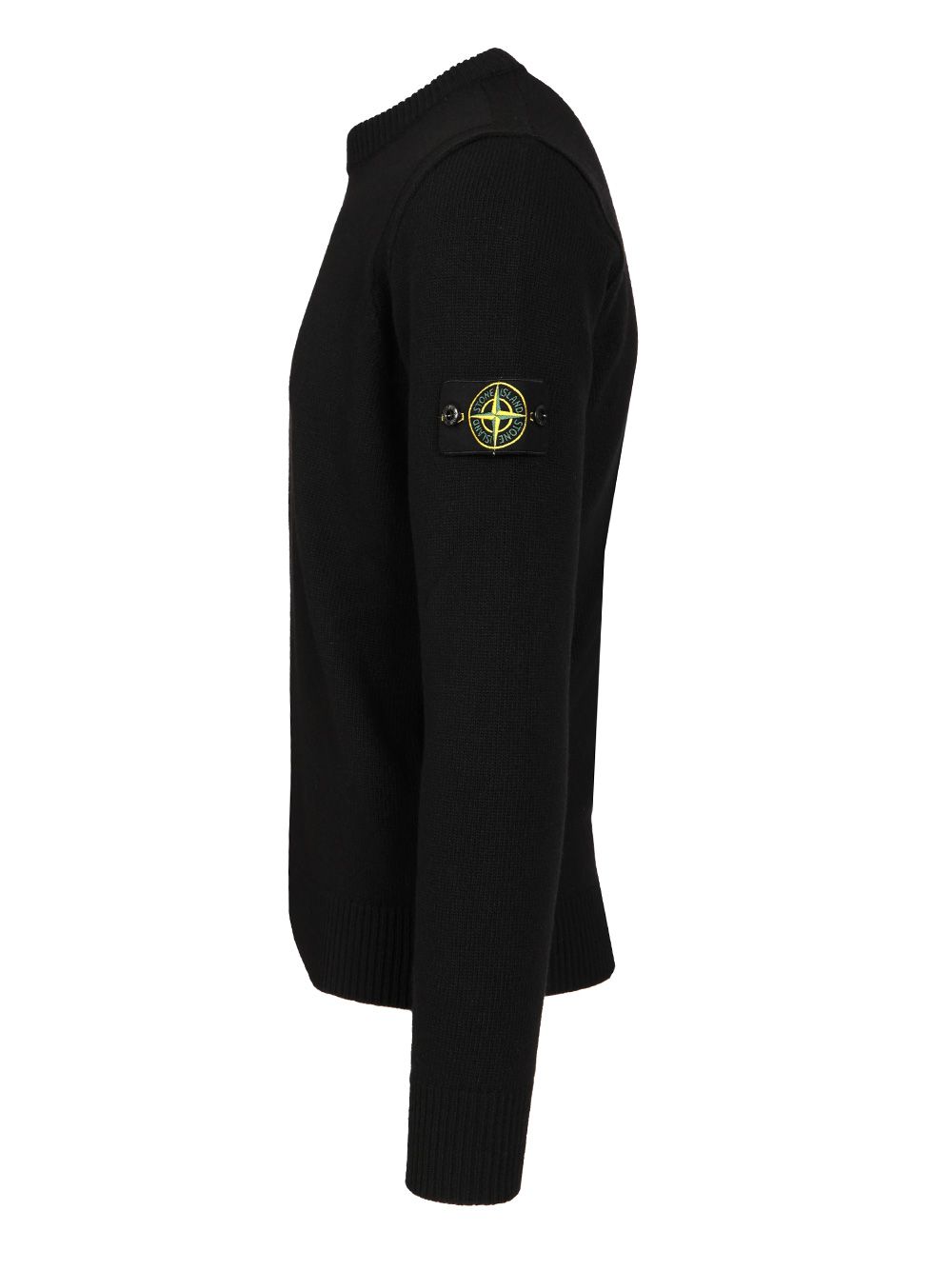 Stone Island Lambswool Crewneck Sweater Knitwear - Nero | fee63ef2acddf42052d7463dd7df155f5e66ddca