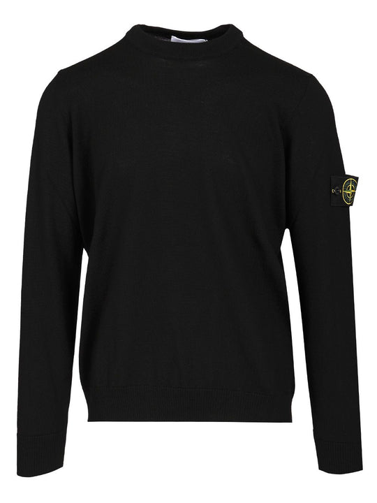 Crew Neck Sweater Knitwear Nero