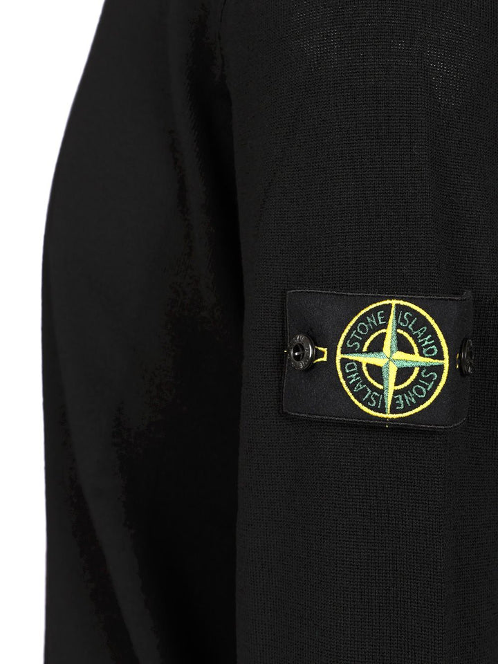 Stone Island Crew Neck Sweater Knitwear - Nero | a490a5c4408daa86440fff555a073089b80aaac6