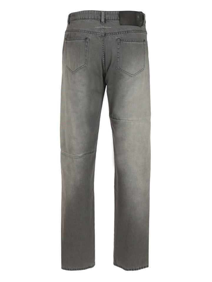 Mm6 Maison Margiela Destroyed Jeans - Nero | 8729acd28cad9b7eeaaf9989b00ab77f674176eb