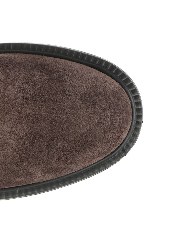 Tod'S Suede Ankle Boot Boots - Marrone | f52670b7504178070268581321268f1fc9d41730