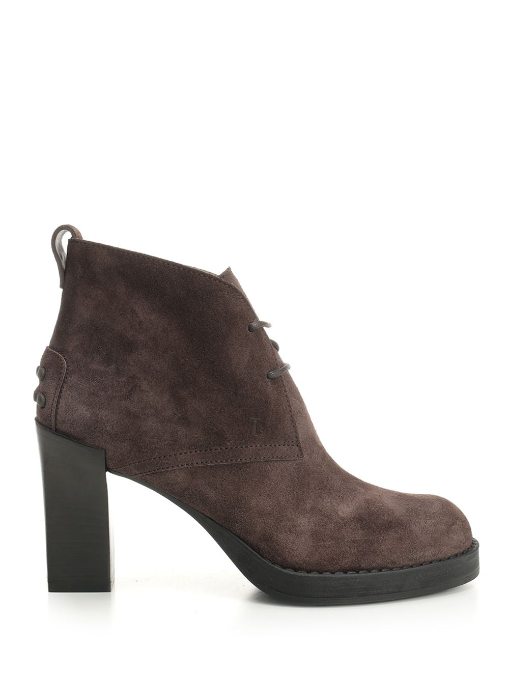 Tod'S Suede Ankle Boot Lace-Up Shoes - Marrone | 6b3eb278f37b1bc4f350d39562b815e4a9480e98