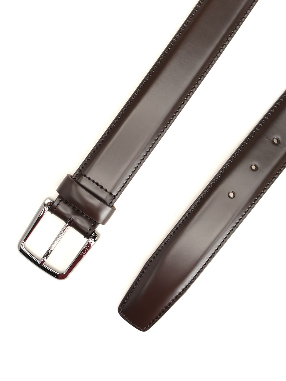 Tod'S Soft Leather Belt Cinture - Marrone | 9399a8cb239e425f3e1d62dd793e90dc6e20d25e