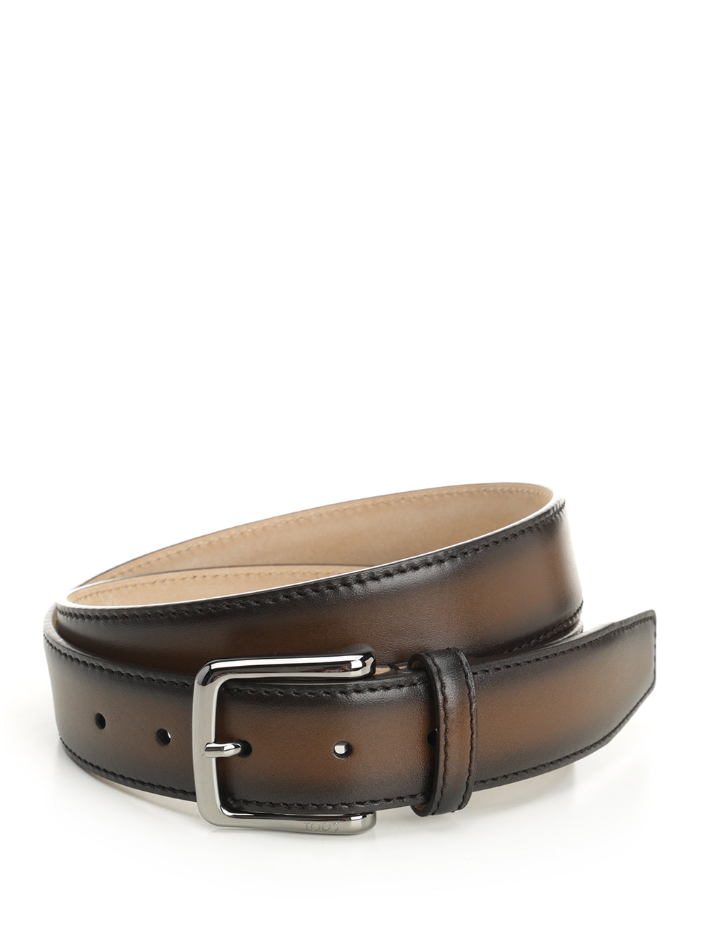 Tod'S Leather Belt Cinture - Marrone | 246bec1c1c6bea9879979b3ae670f287a608d7d6