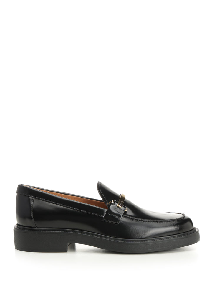 Tod'S Calfskin Loafer Scarpe basse - Nero | f5d1d946d690f67b1e90fb3c97fd5b4264504cc4