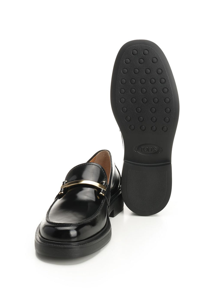Tod'S Calfskin Loafer Scarpe basse - Nero | 4a5ac88ae58e3780010bbff8126f36f27f60cc0e