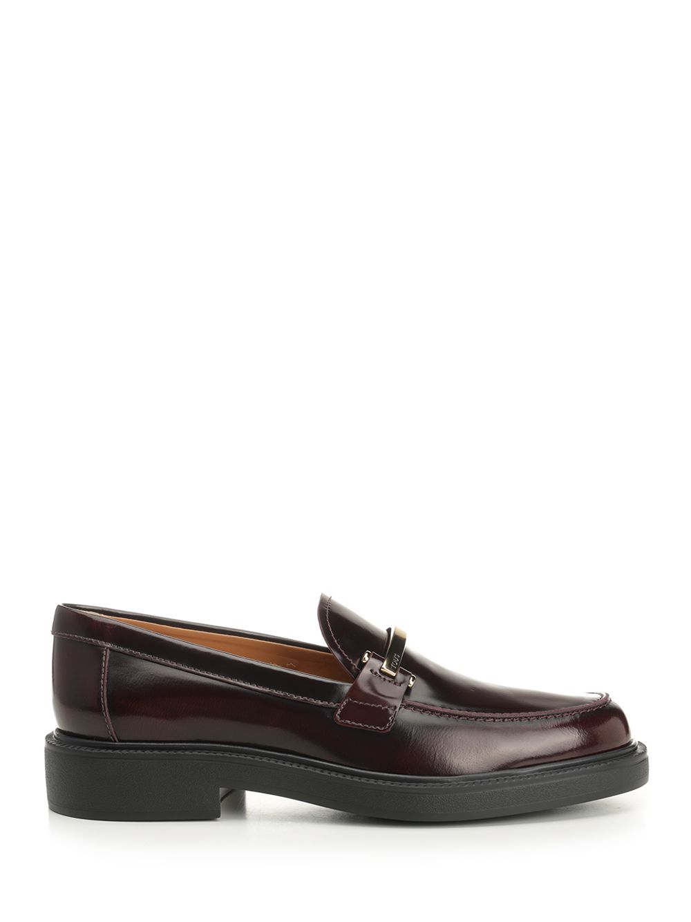 Tod'S Calfskin Loafer Scarpe basse - Bordeaux | 223fc8b87452f447ab042a849056a8a8e8b8e090
