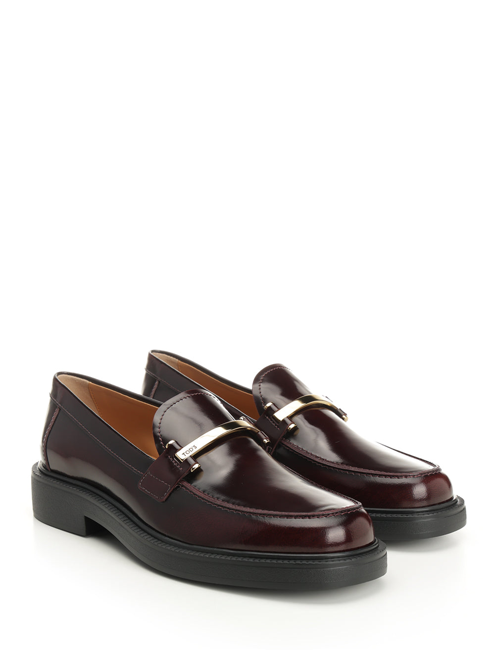 Tod'S Calfskin Loafer Scarpe basse - Bordeaux | 4d506ff93798c4a90a9185b5864004e3a15b1aa1