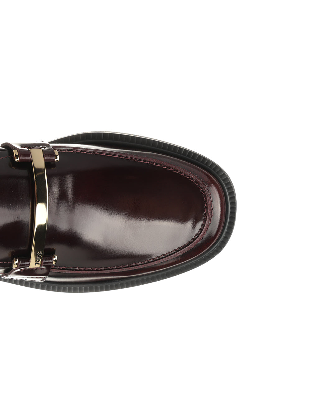 Tod'S Calfskin Loafer Scarpe basse - Bordeaux | 7230c7d906a4dcc6dc99f94828b6ce4734afb5d1