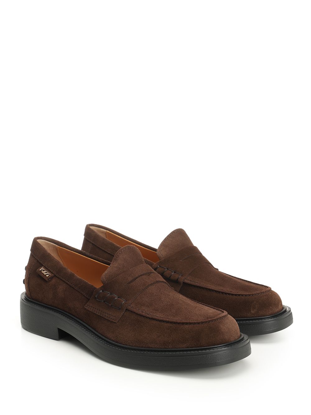 Tod'S Suede Calfskin Loafer Scarpe basse - Marrone | 50ce7f6ffbdcc870dd80b3c703e48216f47c2898