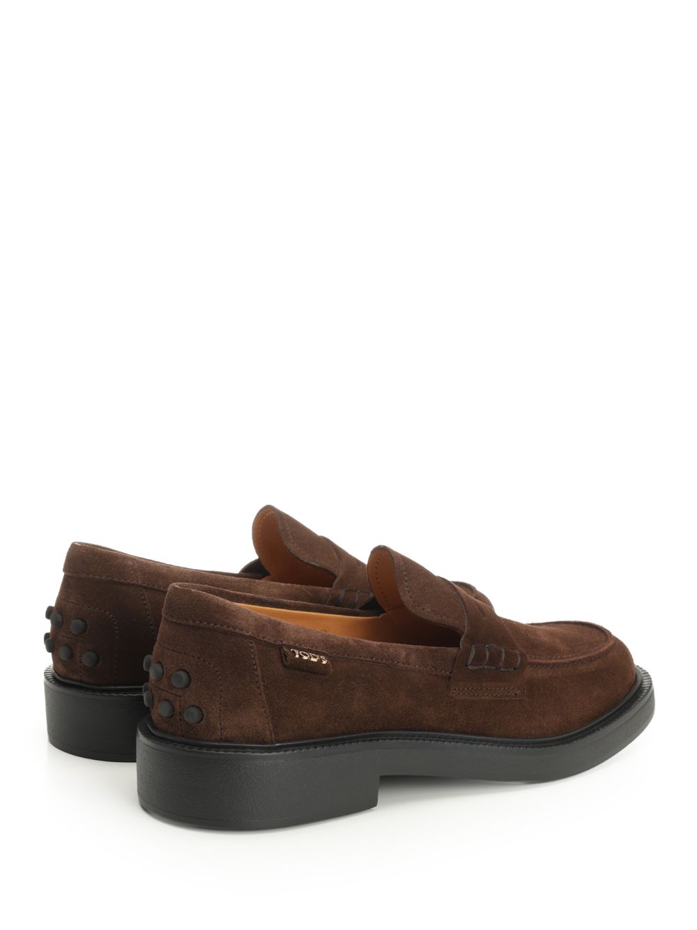 Tod'S Suede Calfskin Loafer Scarpe basse - Marrone | 2b701cfb831ebeabc7cab6749ed132813e50155a