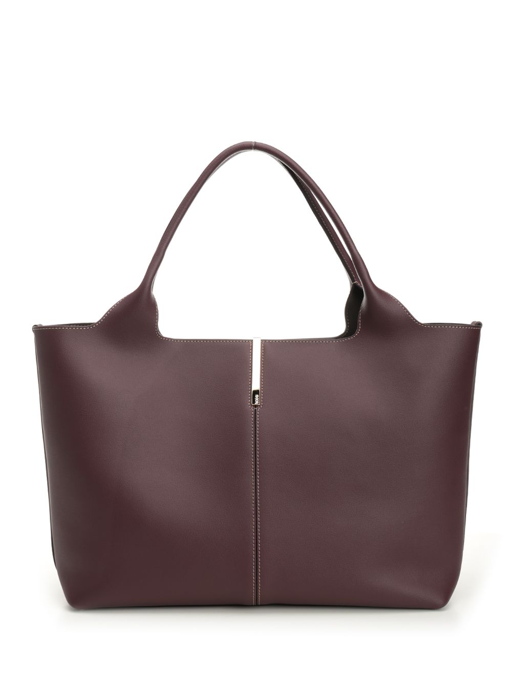 Tod'S Small Leather Shopping Bag Handbags - Marrone | f93583566fe48956585381e4a001eee85472434f