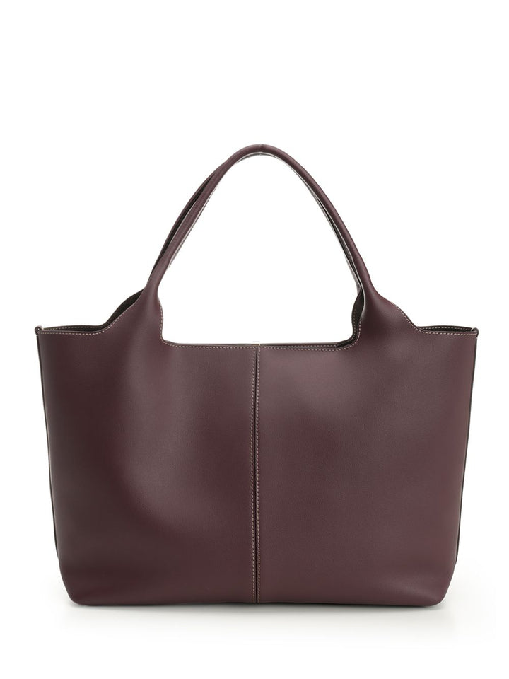 Tod'S Small Leather Shopping Bag Handbags - Marrone | 8caf81fc55fabdc99bc5dabee6a4f874954fcc3f