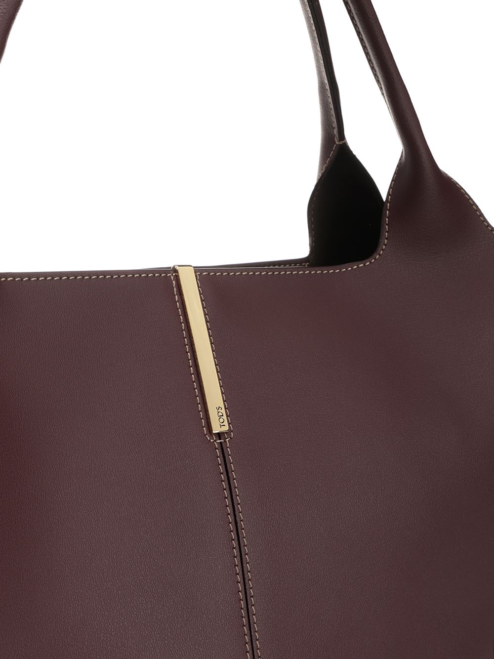 Tod'S Small Leather Shopping Bag Handbags - Marrone | 330e9c3d71f86e0ff5418d26d53b28fd2e4dc358
