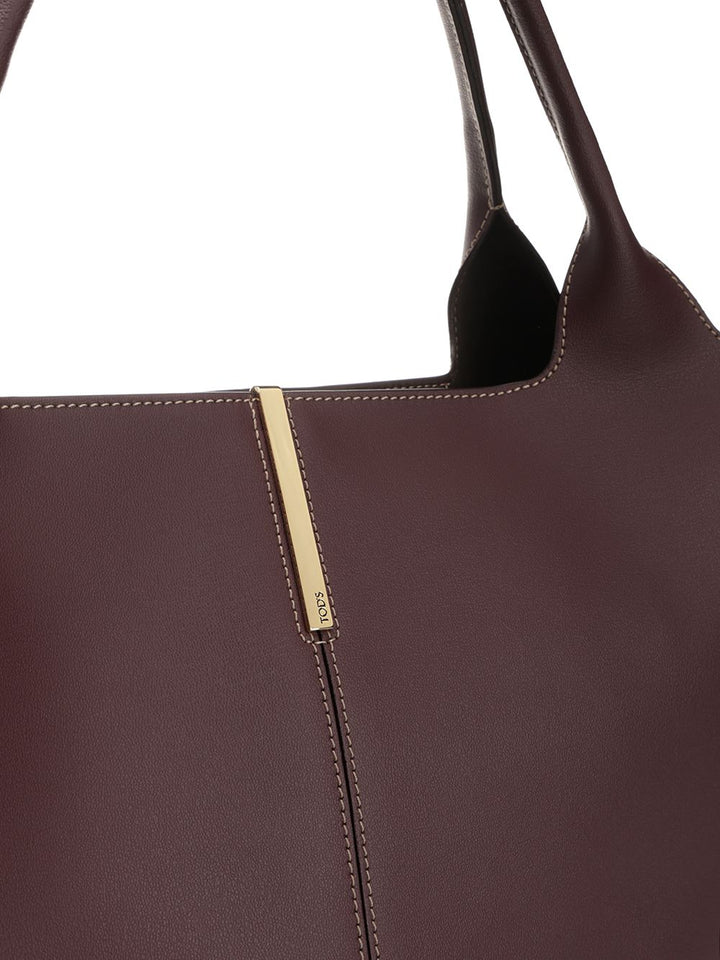 Tod'S Small Leather Shopping Bag Handbags - Marrone | 330e9c3d71f86e0ff5418d26d53b28fd2e4dc358