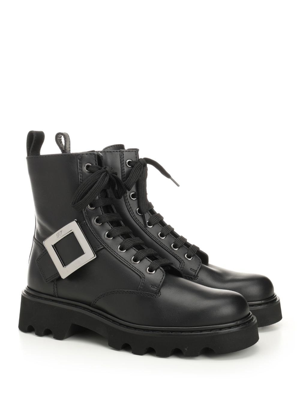 Roger Vivier Rangers Boots - Nero | bf282538a13f0518e16410c5a59b38a71819a044