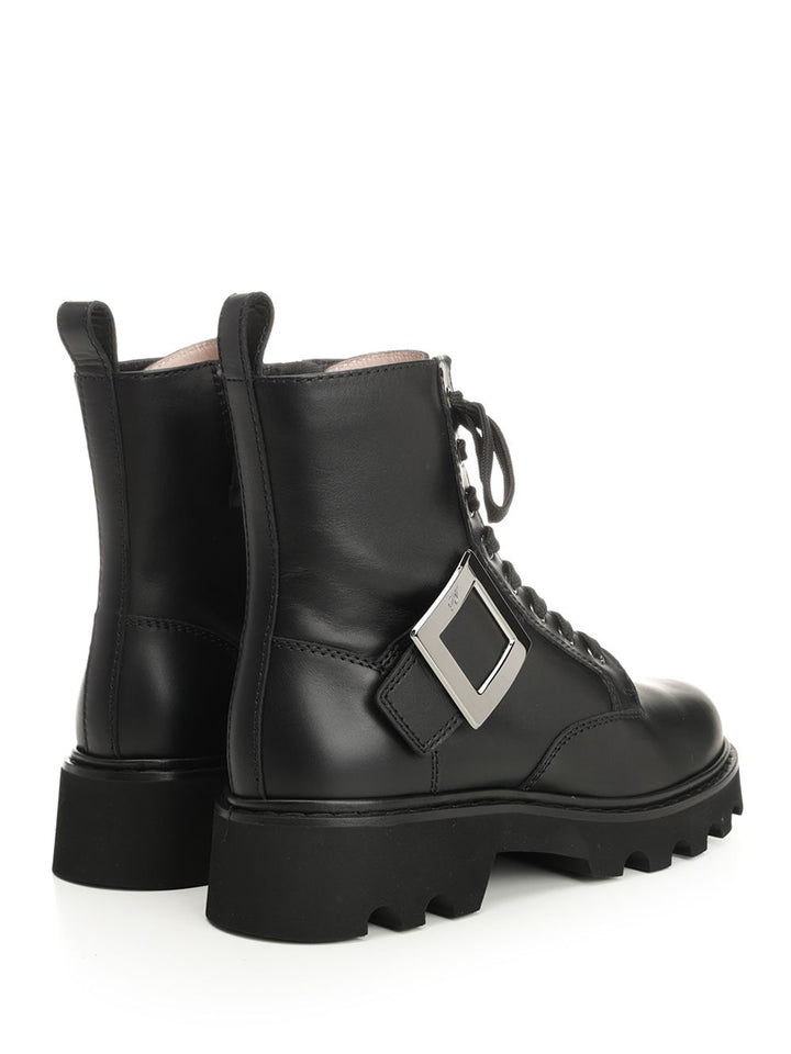 Roger Vivier Rangers Boots - Nero | dd608bdf60cf7c4eaff159507d85cf84842c05a7