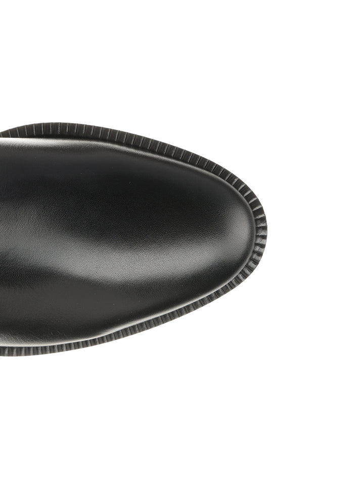 Ferragamo Boot With F Buckle Boots - Nero | 5edc452e44a964ca8fcc56abedd1f121443961fc