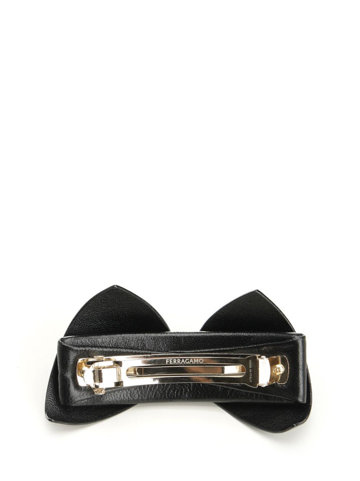 Ferragamo Bow Hair Clip Accessori per capelli - Nero | f0573f8155d1dce68df63159b55146e0eeb7b800