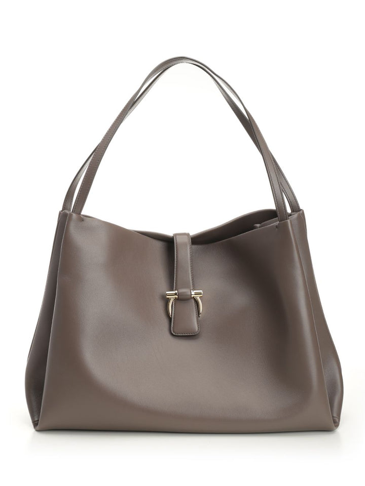Ferragamo Tote Bag Shoulder Bags - Grey | e197a72a119517a29237c05cf8a2b1ca9170cdae