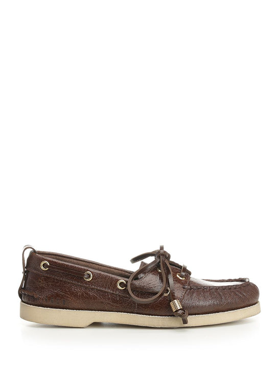 Boat Moccasin Scarpe Basse Marrone