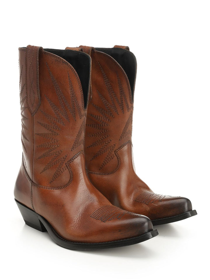 Golden Goose Deluxe Brand Wish Star Boots - Marrone | 9a0b34291471305e9338c9e44feefc80946dc6d3