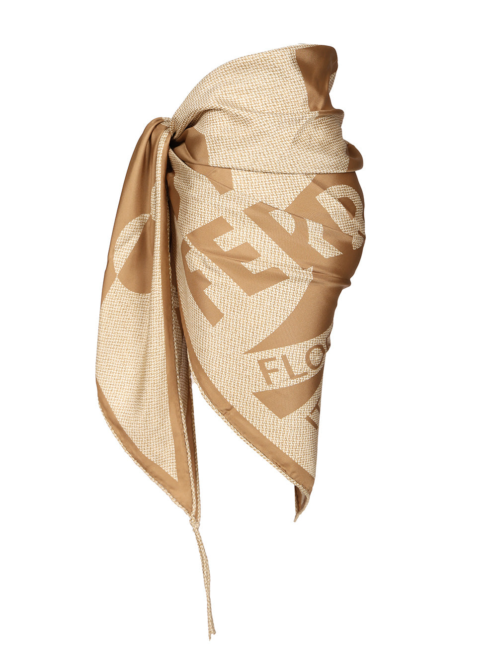 Ferragamo Silk Skirt Pareo Gonne - Beige | 2dc1a3121ad4d2fd44af81862b64ab3f56770912