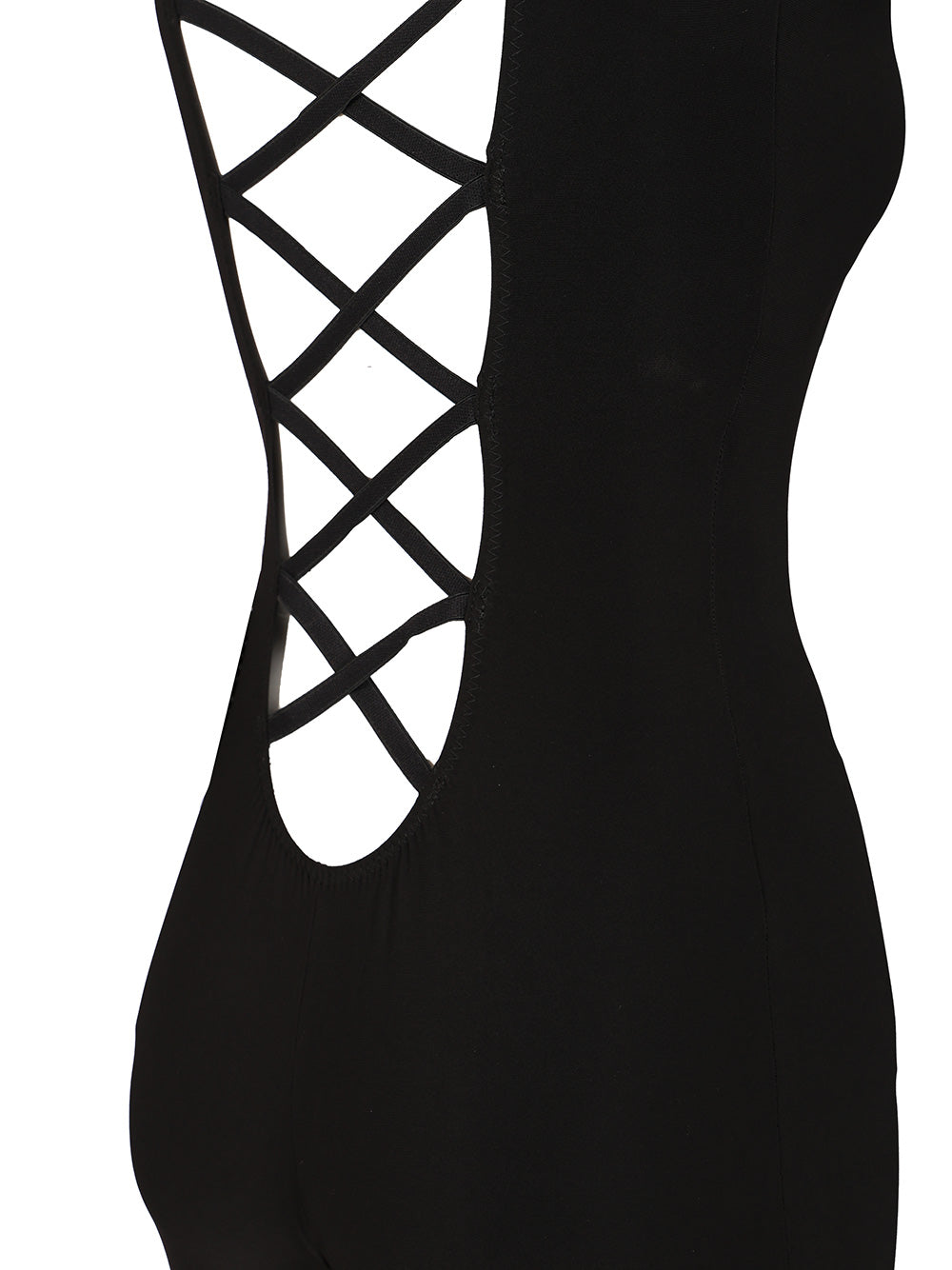 Norma Kamali One-Piece With Cross-Back Details Abiti - Nero | 98d51a5bab62e8612ae20fa1027b6721604629b2