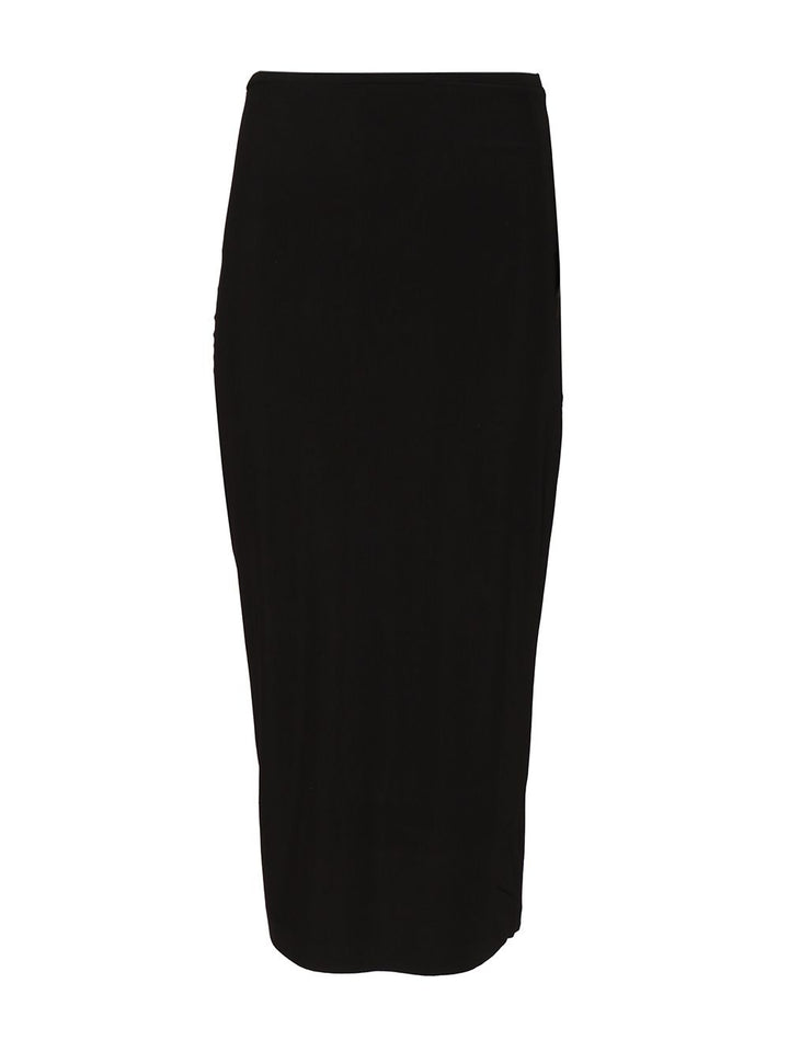 Norma Kamali Straight Skirt Gonne - Nero | 01118e8c0bc25f2e75a8af3bd2eb3d4af80a77b6