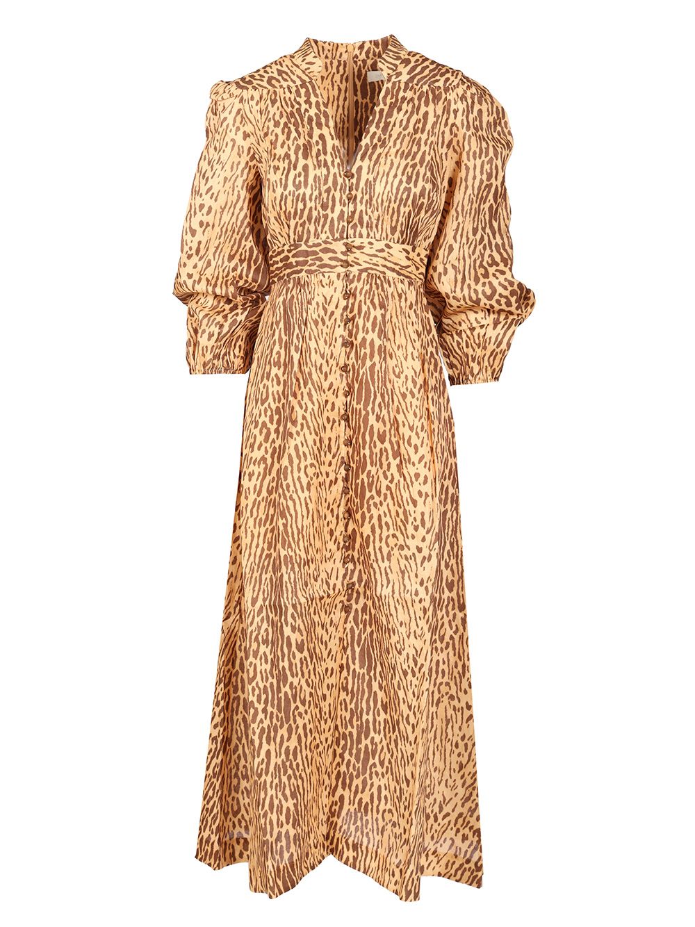 Zimmermann Leopard Print Midi Dress Abiti - Animalier | 3301c2133a4860e51e5193c1da111481af02d1e6