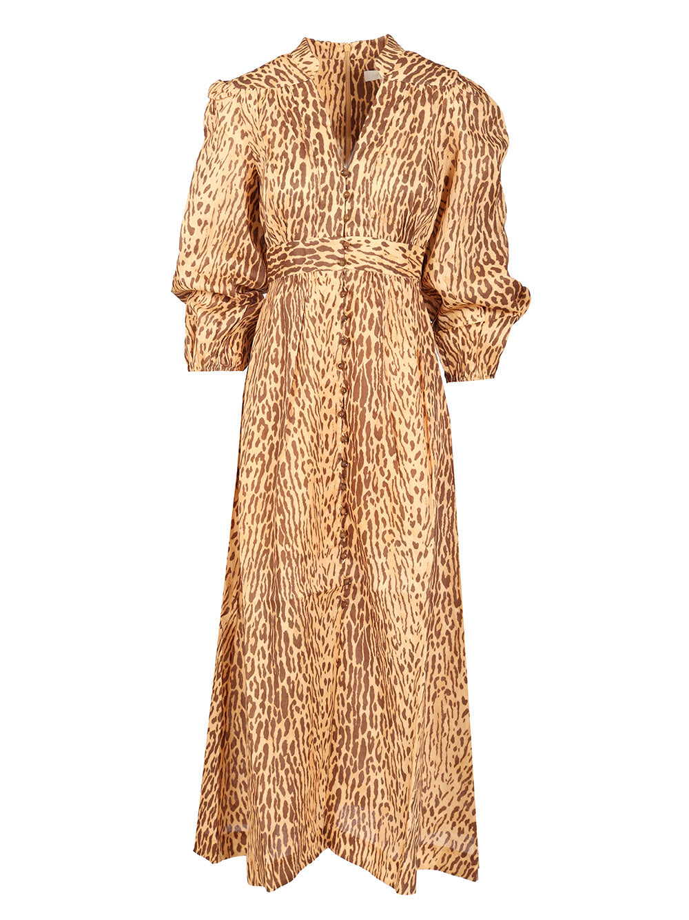 Zimmermann Leopard Print Midi Dress Abiti - Animalier | 93fdc4f7f736184f5f5b518982bfb964dd83870a