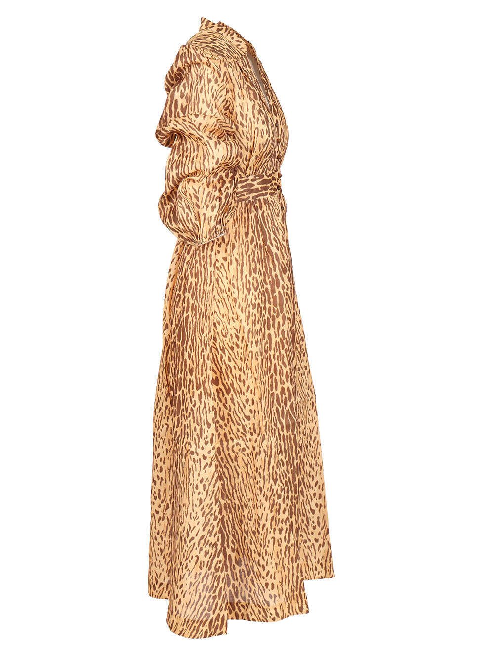 Zimmermann Leopard Print Midi Dress Abiti - Animalier | 9bcc3fbbf21666934527896f5c8e0db63203b005