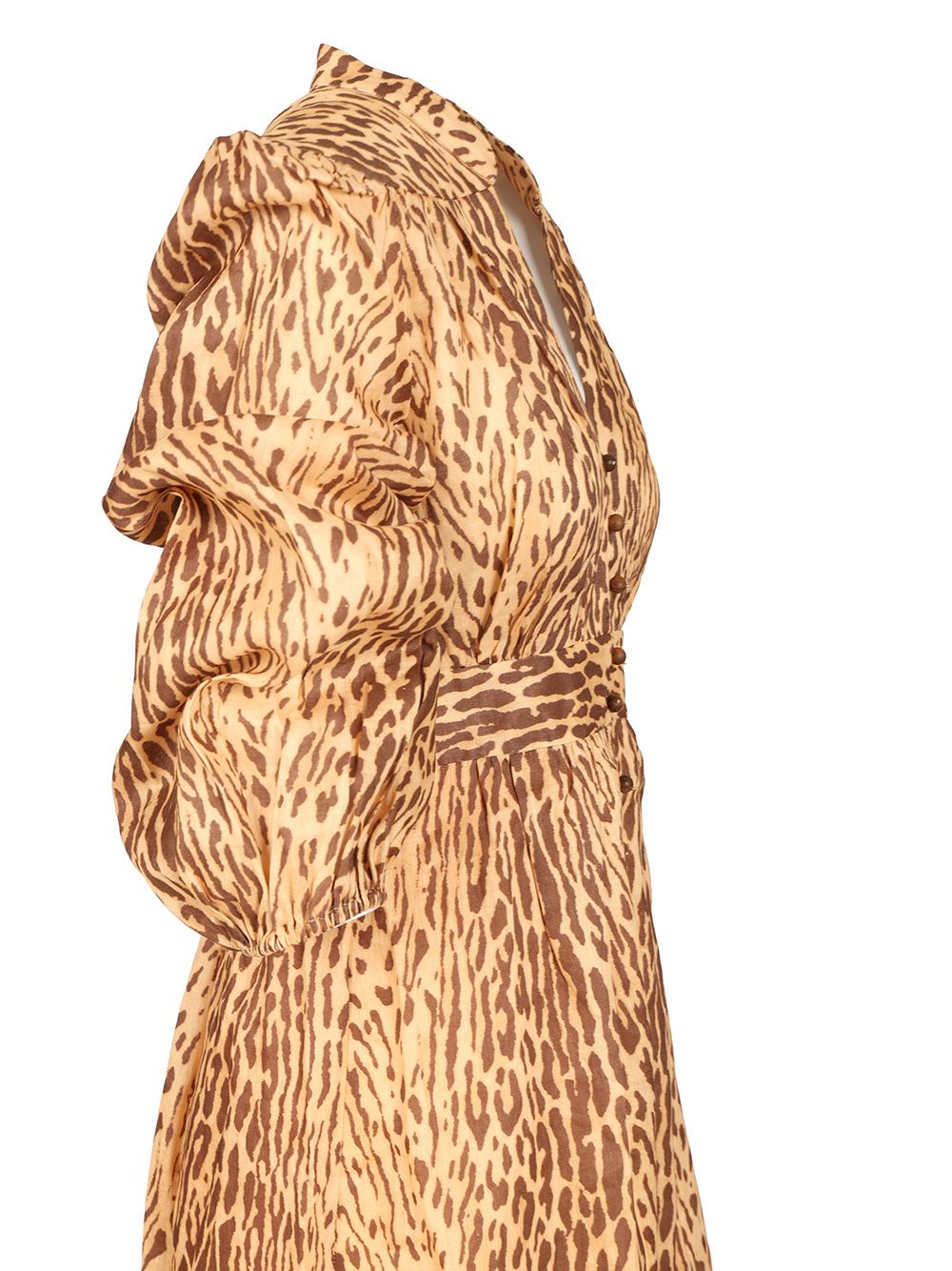 Zimmermann Leopard Print Midi Dress Abiti - Animalier | e4a7042b66147fb6f1420e4943cd2e2ca223a372