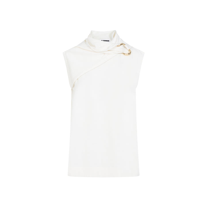 Jil Sander Top - Bianco | f013a627a039a8de212e01c2183afda2cc7eef17